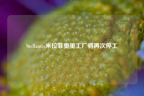 Stellantis米拉菲奥里工厂将再次停工